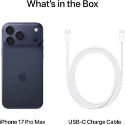 Apple iPhone 17 Pro Max 256GB Deep Blue | A19 Pro Chip | 6.9" ProMotion Display | Unlocked Smartphone
