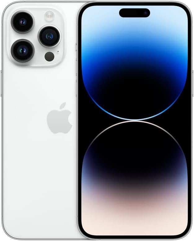 Apple iPhone 14 Pro 128GB Silver (White) | Unlocked Smartphone | Used